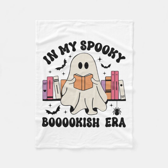 In meiner Spooky Booka Ghost Books Halloween Rea Fleecedecke (Vorderseite)