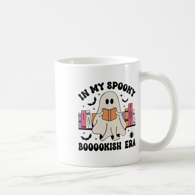 In meiner Spooky Booka Ghost Books Halloween Rea Kaffeetasse (Rechts)