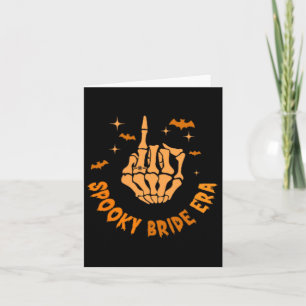 In meiner Spooky Bride Era Halloween Bachelorette Karte