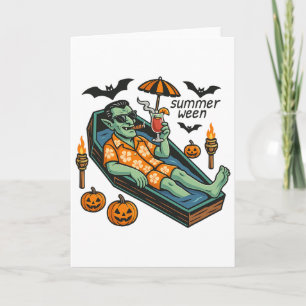 In meiner Summerween-Vibes-Ära Lustiger Sommerurla Karte