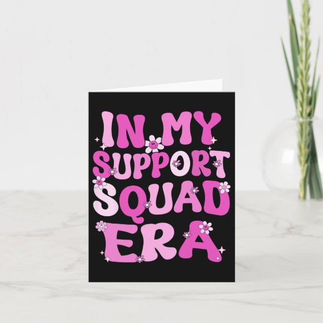 In meiner Support-Kampagne für Groovy Breast Cance Karte (Vorderseite)