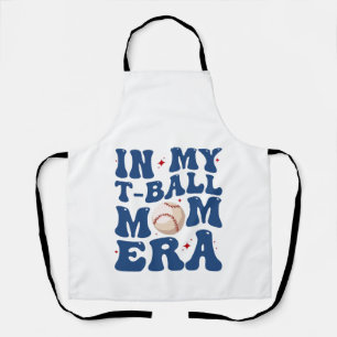 In Meiner T-Ball-Mom-Ära Tee-Ball-Mutter Muttertag Schürze