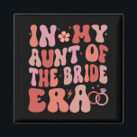 In meiner Tante der Brautzeit Groovy Wedding Day Magnet<br><div class="desc">In meiner Tante der Brautzeit Groovy Wedding Day</div>