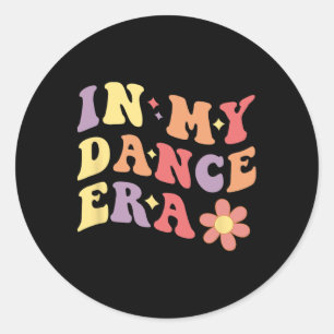 In meiner Tanzzeit Funny Dancer Girl Women Dancing Runder Aufkleber