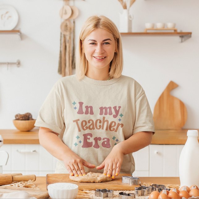 In meiner Teacher-Ära sind Personalisierte Funny Q T-Shirt (in my teacher era tshirt)
