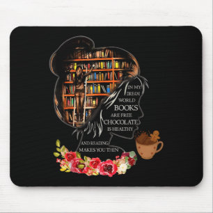 In Meiner Traumwelt Sind Bücher Für Traum Mädchen Mousepad
