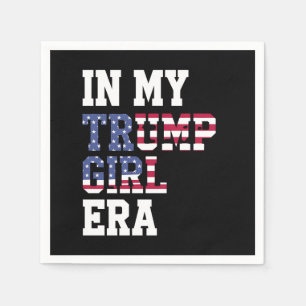 In meiner Trump Girl Ära US 47. Präsident Serviette