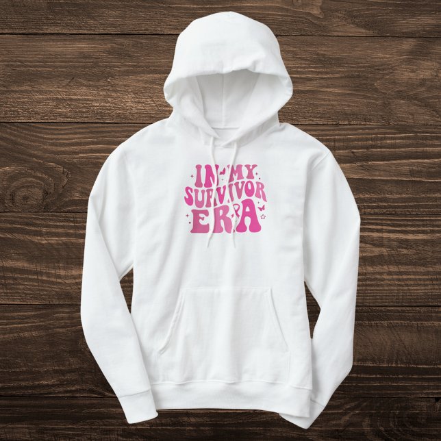 In meiner Überlebenszeit pinkfarbene Brustkrebserk Hoodie (Von Creator hochgeladen)