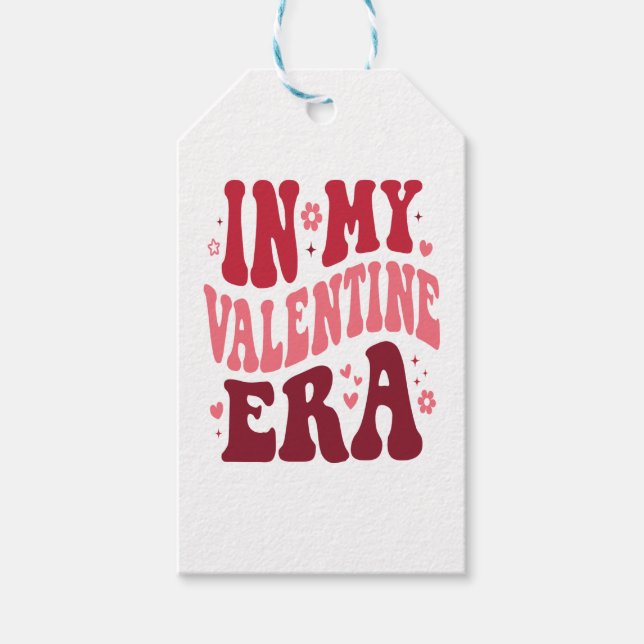 In meiner Valentinzeit Geschenkanhänger (Vorderseite)