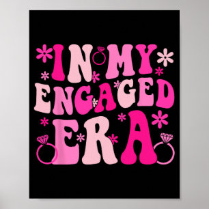 In Meiner Verlobungszeit Braut Brautjungfer Groovy Poster