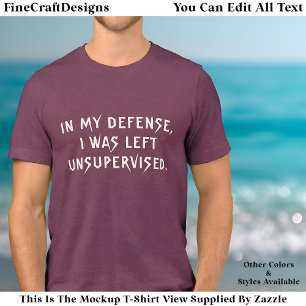 In Meiner Verteidigung Lustiger Grund Trendiger Sp Tri-Blend Shirt