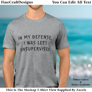 In Meiner Verteidigung Lustiger Grund Trendiges Zi Tri-Blend Shirt