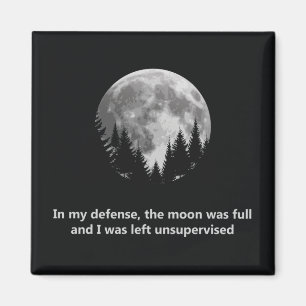 In meiner Verteidigung war der Mond voll Magnet