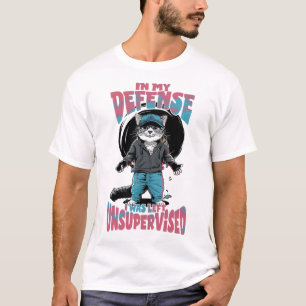 In meiner Verteidigung wurde ich unbeaufsichtigt L T-Shirt