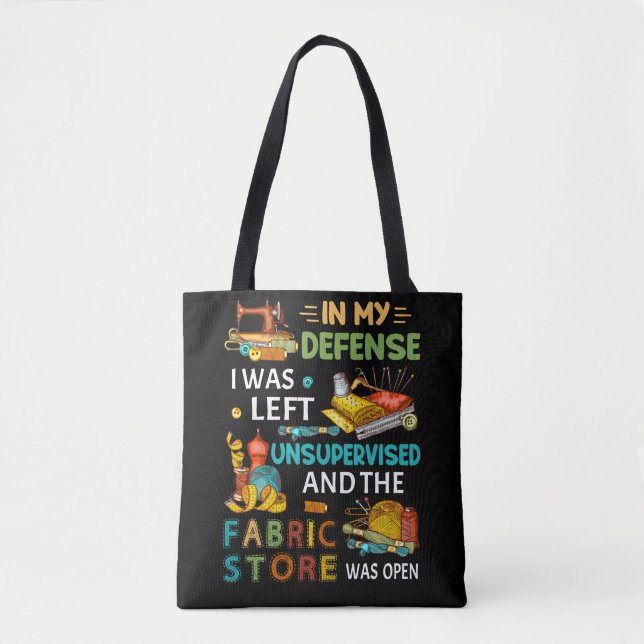 In meiner Verteidigung wurde mir ein unbeaufsichti Tasche (Vorderseite)