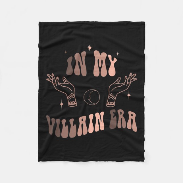 In meiner Villain Ära Retro Schwarze Geschichte Mo Fleecedecke (Vorderseite)