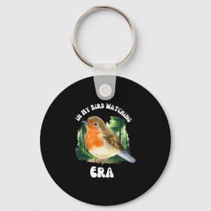 In meiner Vogelbeobachtungsära lustiger Vogelbeoba Schlüsselanhänger