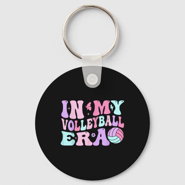 In meiner Volleyball-Ära ist Volleyball Lover Coac Schlüsselanhänger (Vorderseite)