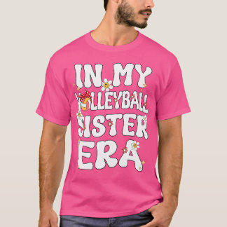 In meiner Volleyball Schwester Era Groovy Proud Vo T-Shirt