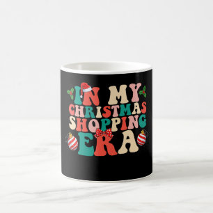 In meiner Weihnachtseinkaufs-Ära Groovy Holiday Kaffeetasse