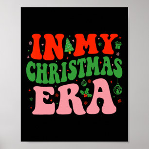 In meiner Weihnachtszeit Niedliche Weihnachtsfamil Poster