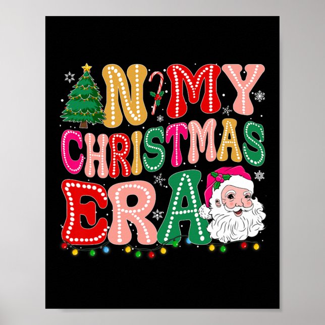 In meiner Weihnachtszeit Niedlicher Groovitweihnac Poster (Vorne)
