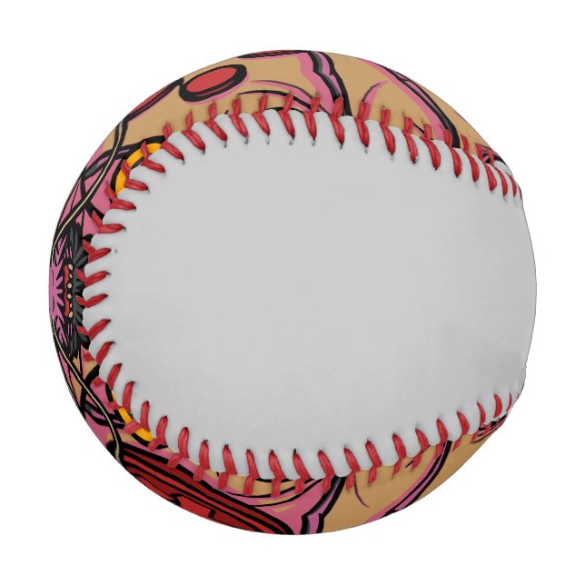 In meiner Welt kämpfe ich Drachen Baseball (Rückseite Rechts)