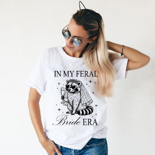 In Meiner Wilden Braut-Ära Lustiges Junggesellinne Tri-Blend Shirt