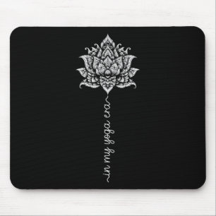 In Meiner Yoga-Ära Lotusblumen-Yoga Cl Meditations Mousepad