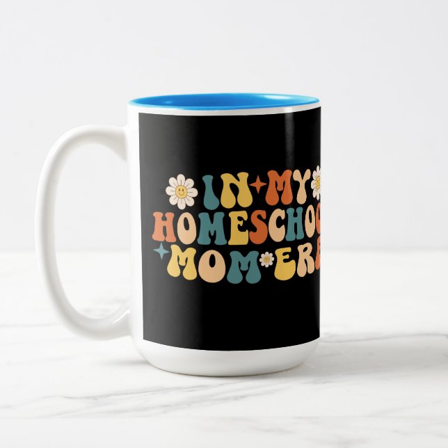 In meiner Zeit als Mama zu Hause Zweifarbige Tasse (Links)
