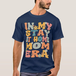 in meiner Zeit als Mutter zu Hause Retro Groovy Bl T-Shirt