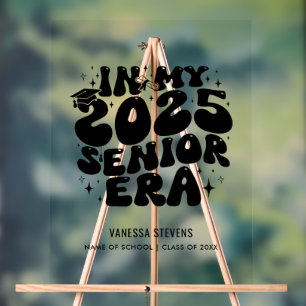 In meiner Zeit als Senior 2025 Acrylschild