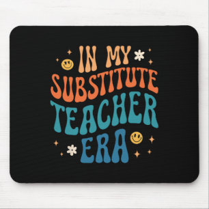 In Meiner Zeit als Vertretungslehrer Retro Groovy Mousepad