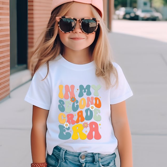 In meiner zweiten Klasse Era Groovy T-Shirt (Von Creator hochgeladen)