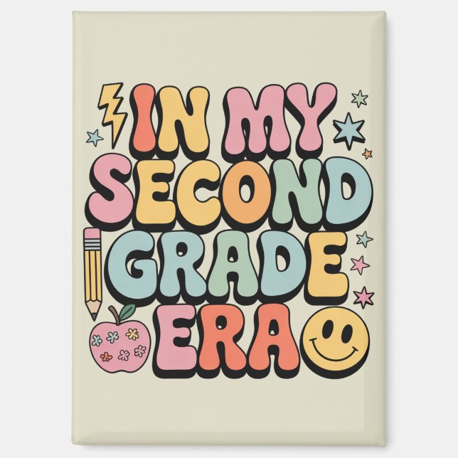 In meiner zweiten Klasse Lehrer der zweiten Klasse Magnet (Vorderseite)