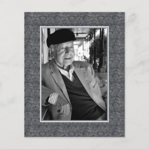 In Memoriam Erinnerung Foto über den Tod Flyer