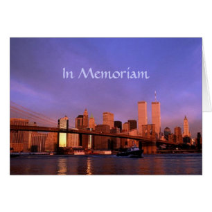 "in Memoriam" Twin Tower-World Trade Center NYC