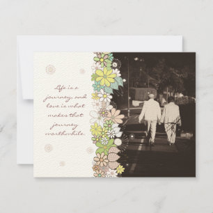 In Memoriam vielen Dank an Ehemann oder Ehefrau To Einladung