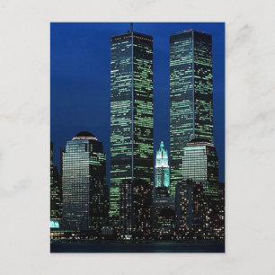 In Memoriam Zum Gedenken an die Twin Towers WTC NY Postkarte