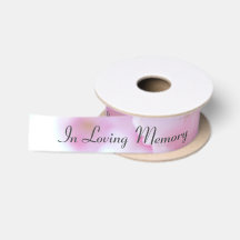 In Memory Cherry Blüten Satin Band