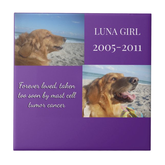 In Memory, Love Remains Fliese (Vorderseite)