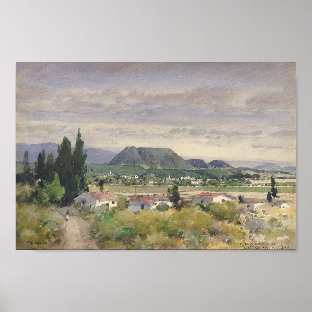 In Mexiko William Henry Holmes Watercolor Fine Art Poster (Vorne)