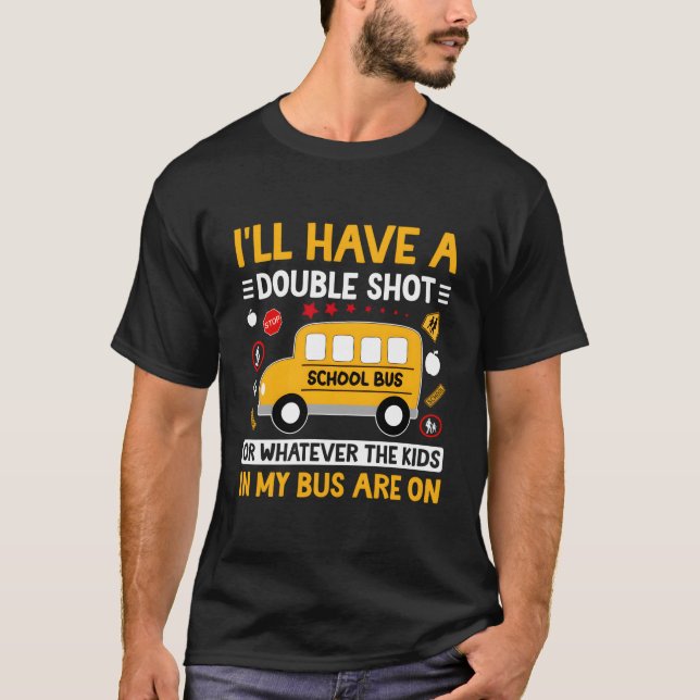 In My Bus Monitor Schulbusbetreuer T-Shirt (Vorderseite)