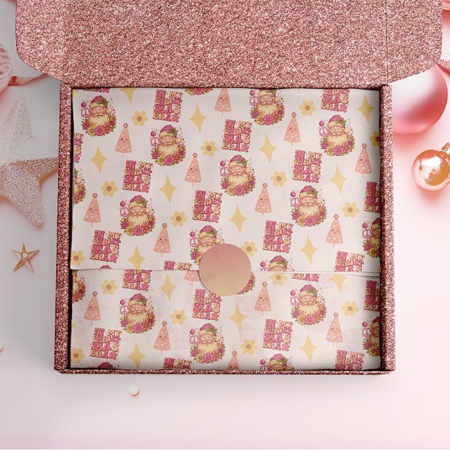 In My Christmas Era Groovy Santa Seidenpapier (Von Creator hochgeladen)