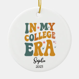 In My College Era Weihnachten, College-Schmuck Keramik Ornament