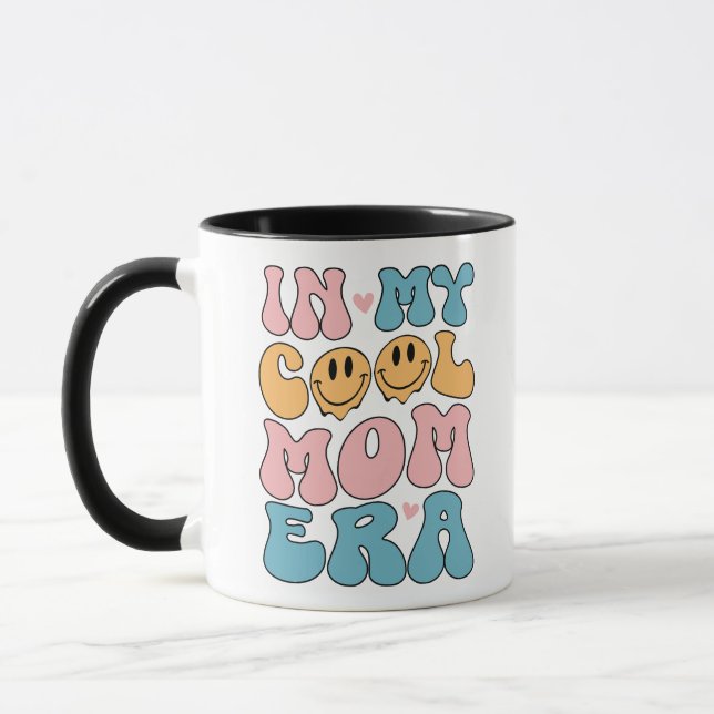 In My Cool Mom Era, Mom Birthday  Tasse (Links)