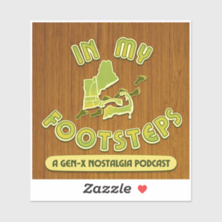 In My Footsteps Podcast Aufkleber Alt. #2