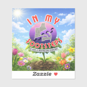 In My Footsteps Podcast Aufkleber Alt. #4