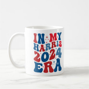 In My Harris 2024 Era Groovy Kamala Harris US 2024 Kaffeetasse