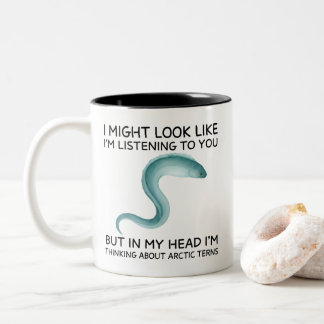In My Head I'm Thinking About Eels  Zweifarbige Tasse